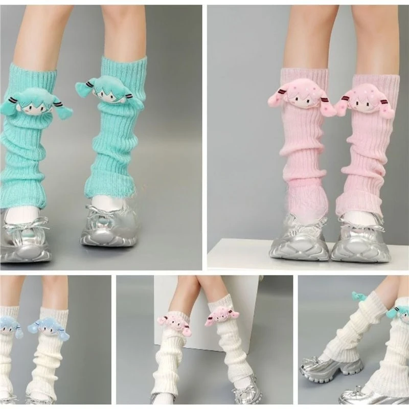 Hatsune Miku New Socks Autumn and Winter Warm Stockings Anime Cartoon Pattern Kawaii Friend Birthday Gift view 6