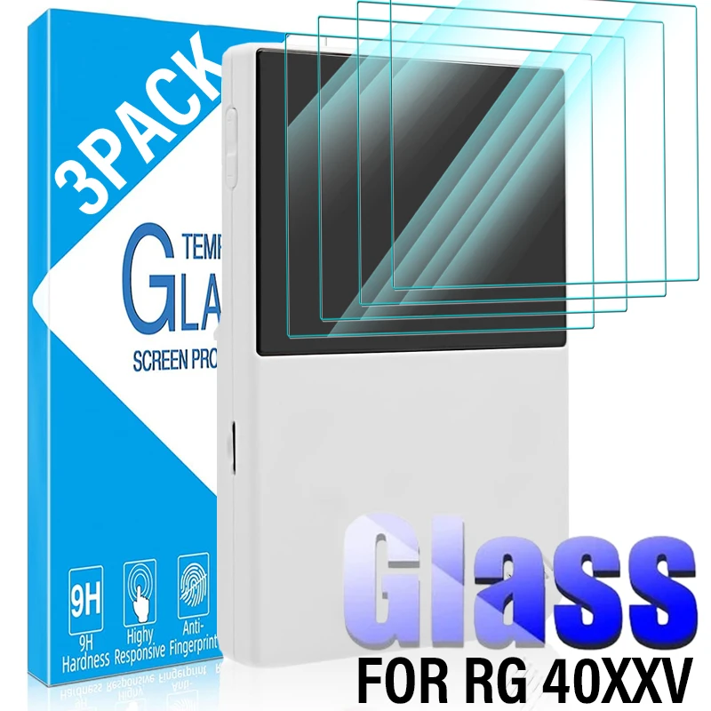 Tempered Glass Film For ANBERNIC RG 40XXV Gaming Console Full Screen Coverage Scratch And Abrasion Resistant Protection Films