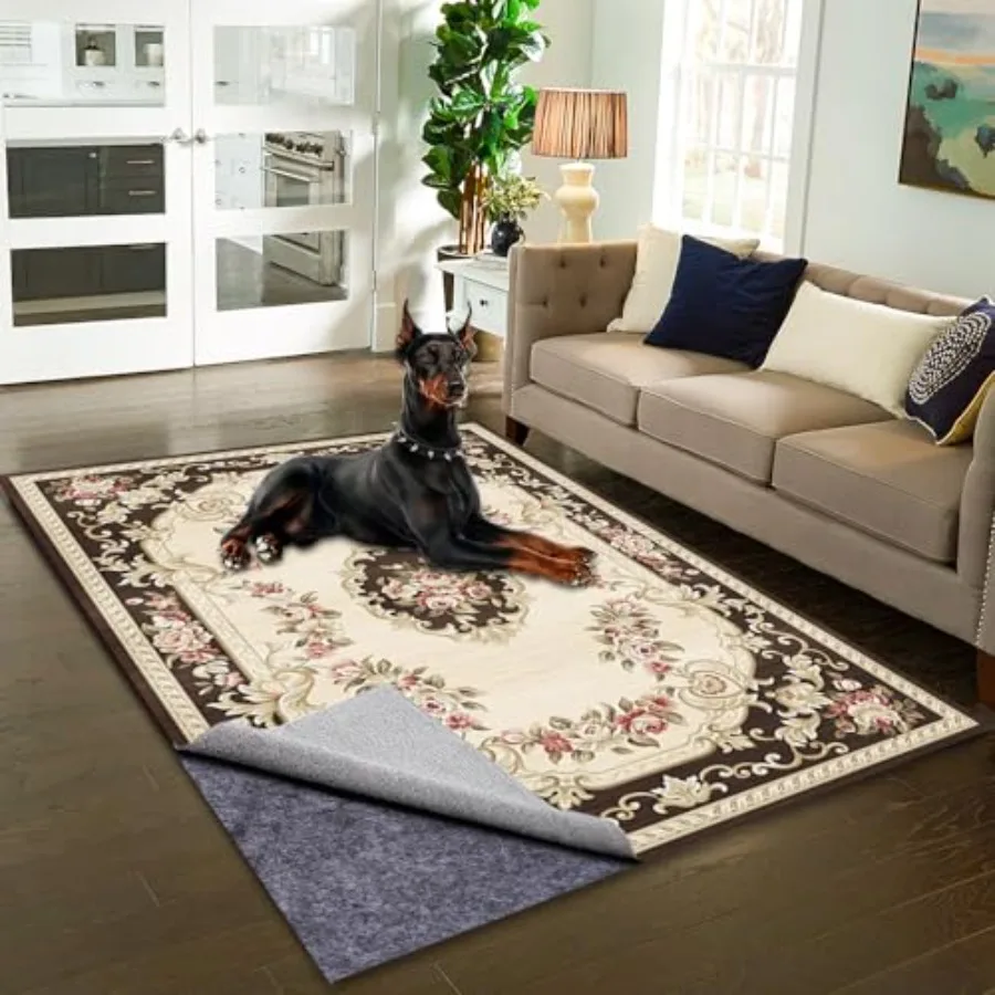 

Waterproof Non-Slip Rug Pad 9x12 for Large Area Rugs Durable Felt Floor Protection pad for All Floors Suitable for Cutting. Rug