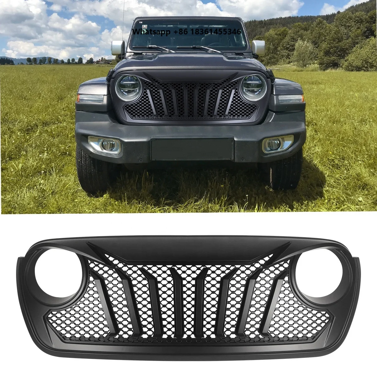 

New Style Car Grill Front Bumper Grille For Wrangler JL