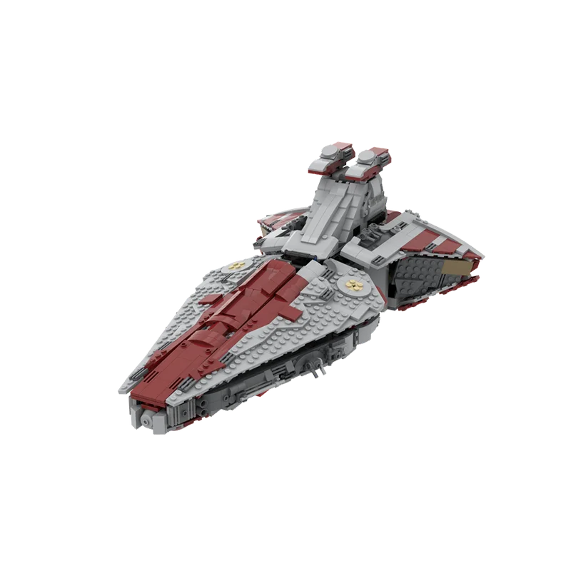 

1173 шт. MOC знаменитый фильм Венатор-класс модель крейсера атаки DIY сборка строительные блоки игрушки детский подарок на день рождения