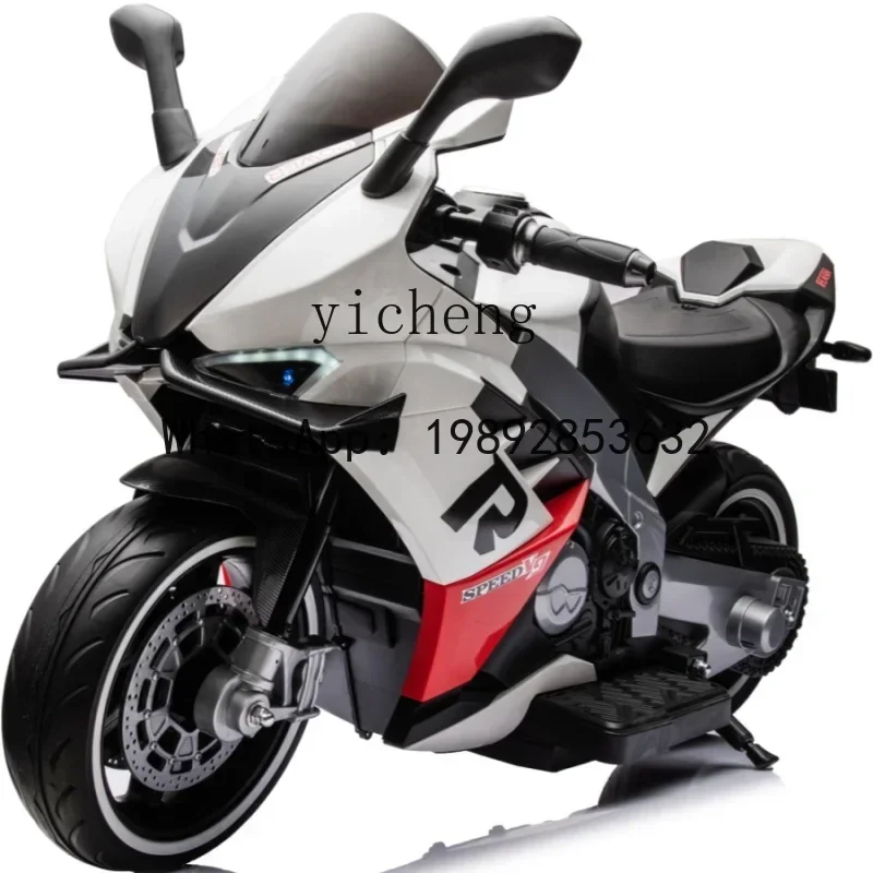 دراجة ثلاثية العجلات بمحرك كهربائي للأطفال من AE، سيارة تعمل بالبطارية المحمولة مزدوجة للأولاد والبنات فوق 3 سنوات #2