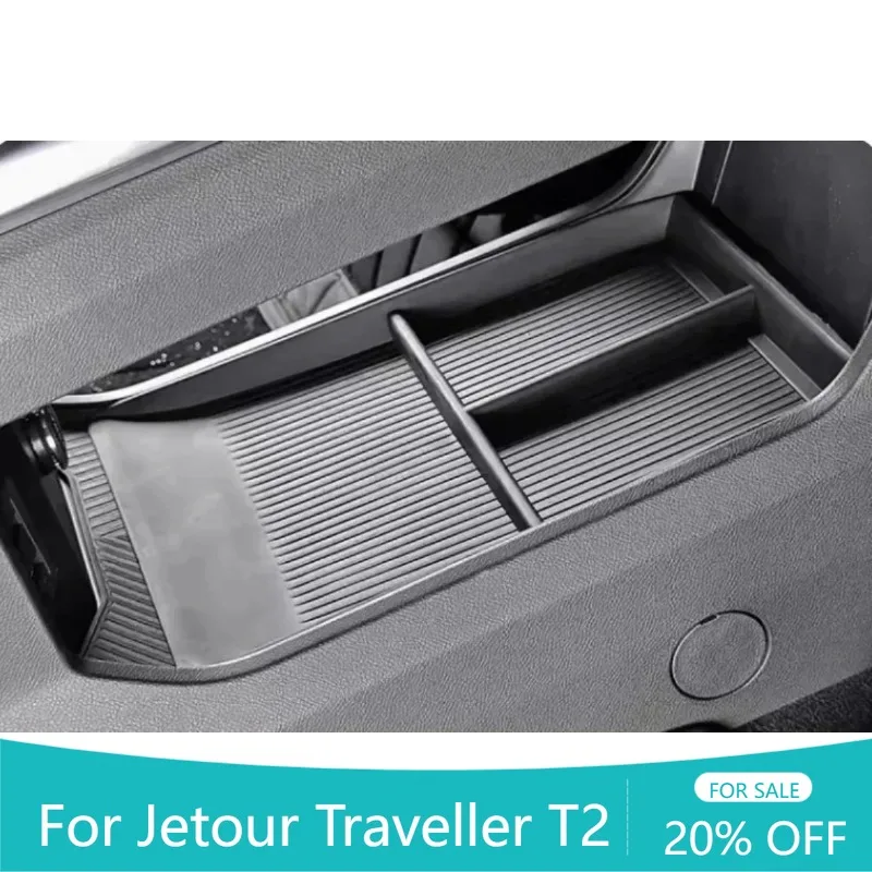 For Jetour Traveller T2 2023 2024 2025 Car Door Handle Storage Box Modification Central Control Storage Box Car Accessories