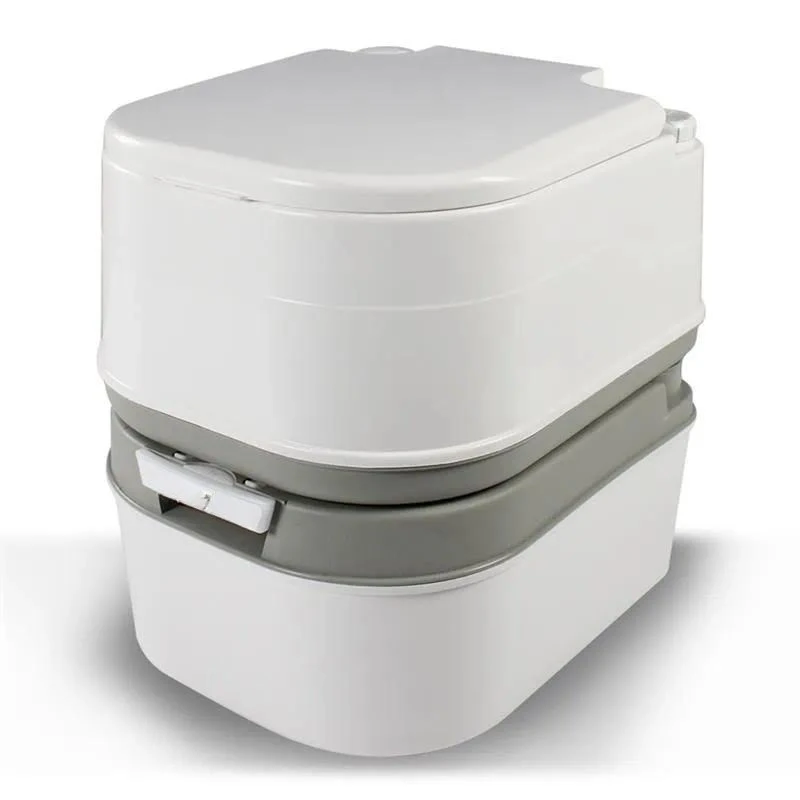 20L Portable Plastic RV Intake Shower Toilet Combo for Camping Boat Trailer Bathroom Accessories