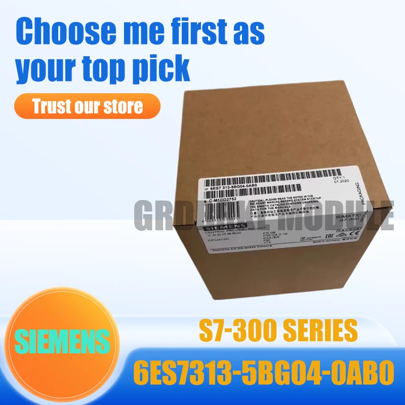 

New Original SIEMENS 6ES7313-5BG04-0AB0 6ES7 313-5BG04-0AB0 S7-300 PLC Controller Module