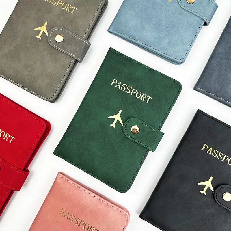 Clip per passaporto con cerniera per aereo Slot per carte multiple Copertina per passaporto Porta carte d'identità Porta carte di credito Porta passaporto Accessori da viaggio
