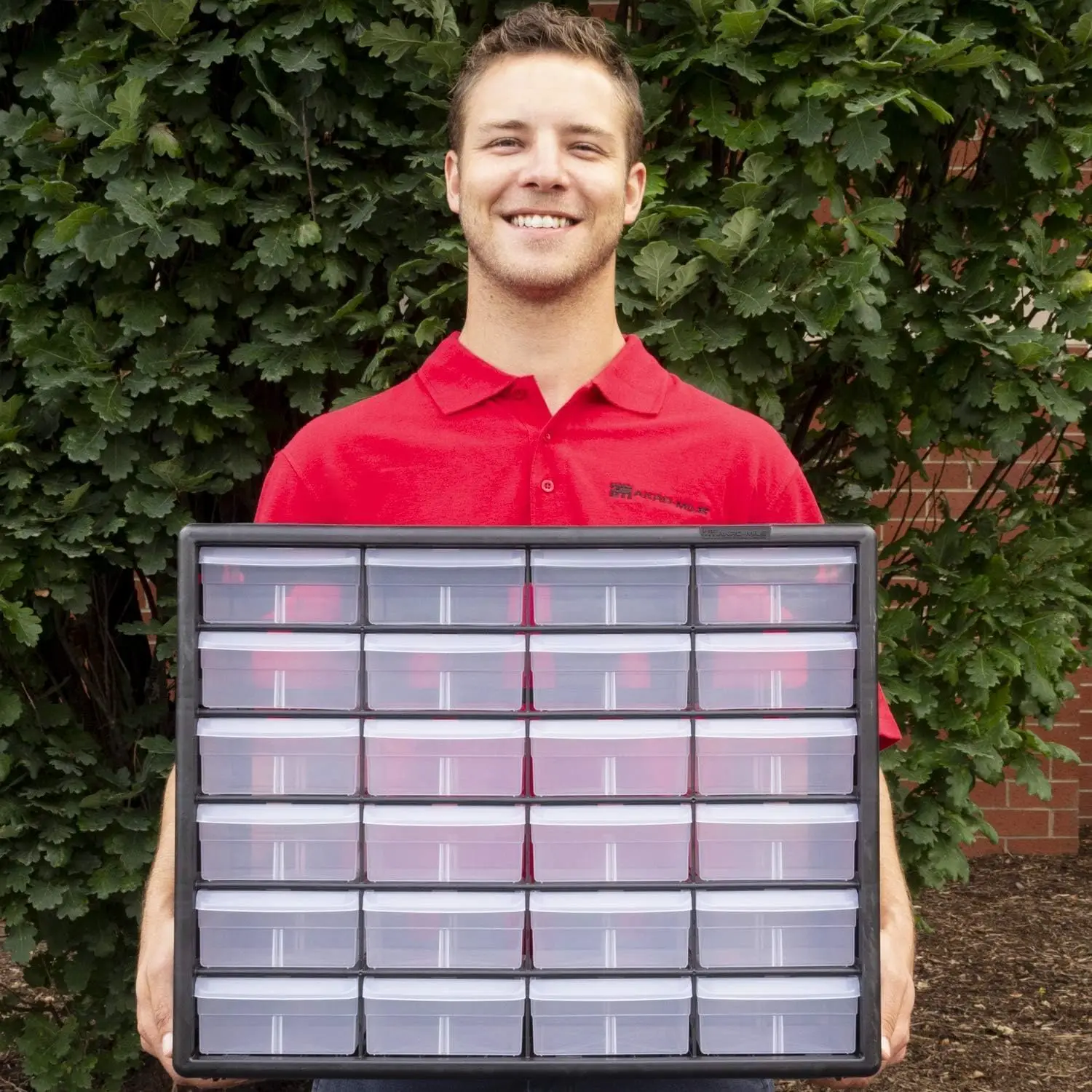 24-Drawer Plastic Storage Cabinet, 20