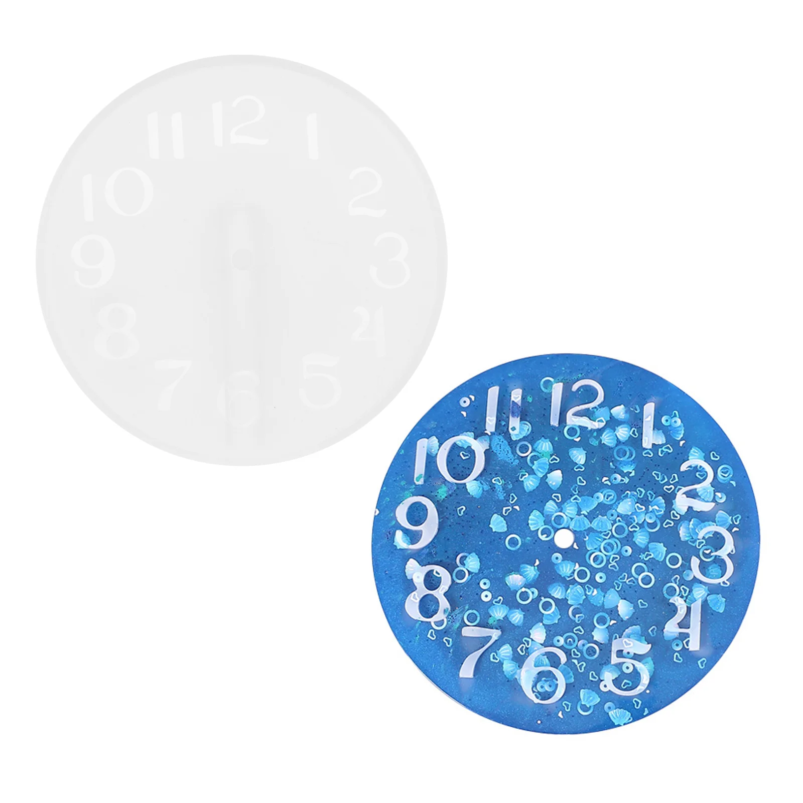 

Epoxy Resin Mold DIY Silicone Mold DIY Clock Mold Craft Accessories Crafts Making Mold