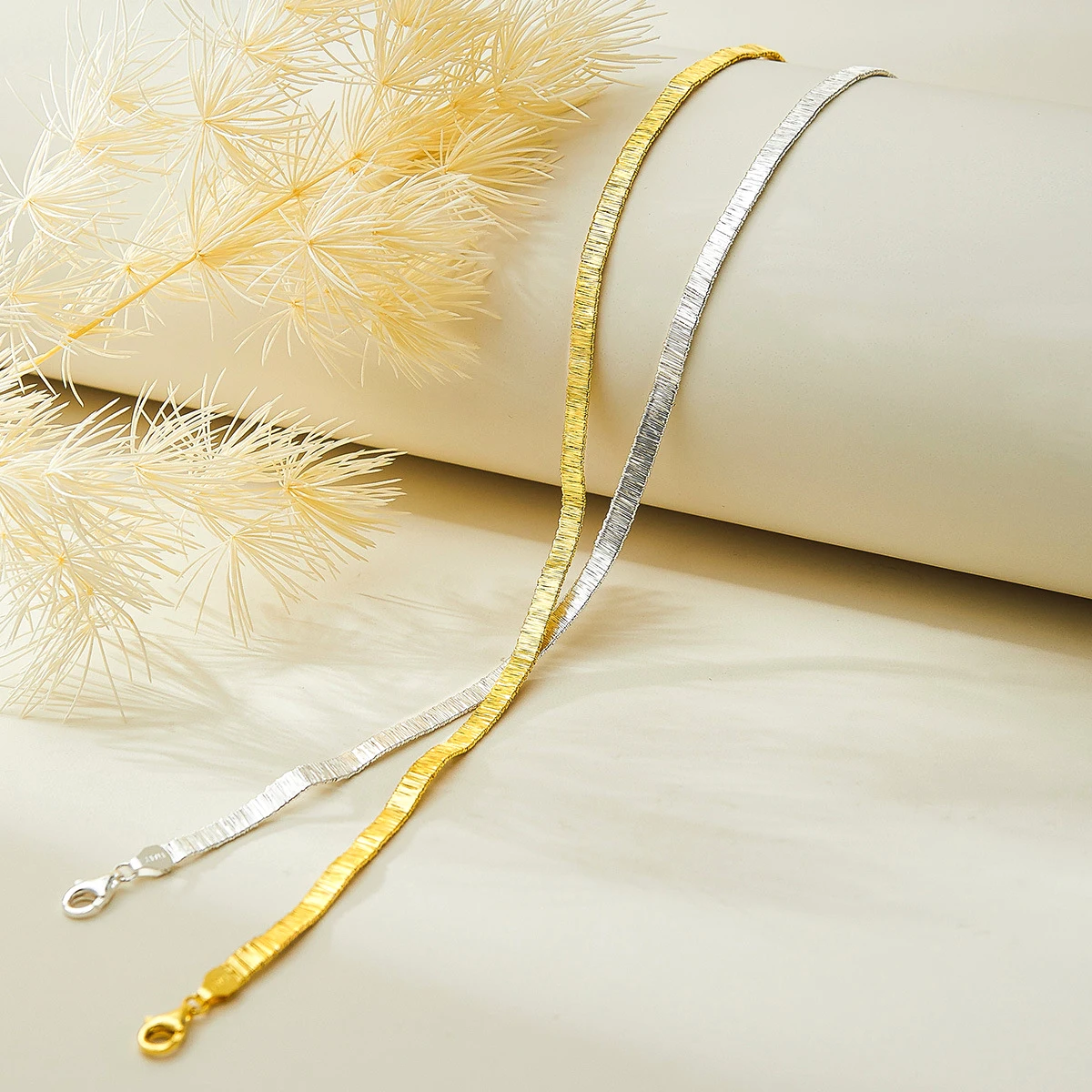

925 Sterling Silver 4MM Neck Chains Necklaces For Women Jewelry 2025 Trend Necklaces Luxury 40CM Long High Quality Female