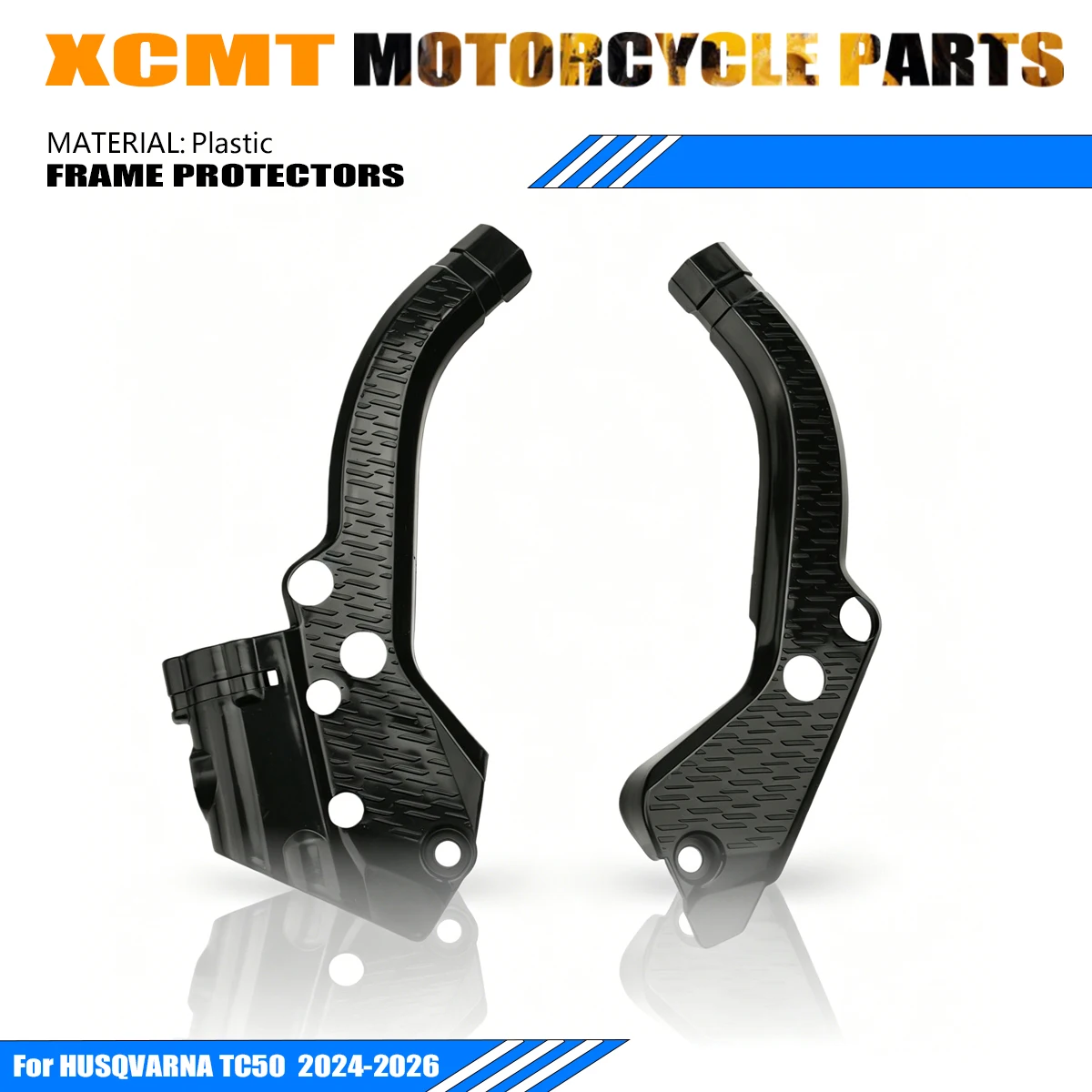 

Motorcycle Accessories Plastic Frame Protection Covers Frame Guards For HUSQVARNA TC50 2024-2026 For GAS GAS MC50 2024-2026