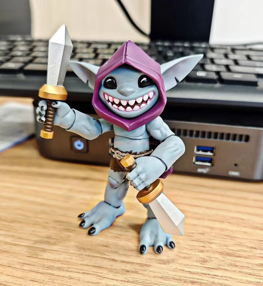 Hot Kid Goblin Series Action Figure Model Toy 1/12 Scales 4inches Collectible Figurine Cute Naughty Doll Gift Ornament