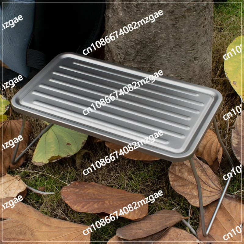 

Pure titanium barbecue board folding legs camping grill light and easy to carry