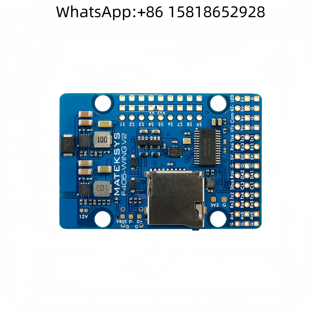 1pcs MATEK F405 WING V2 Flight Controller Barometer OSD Black Box 3~6S Model Aircraft 25g
