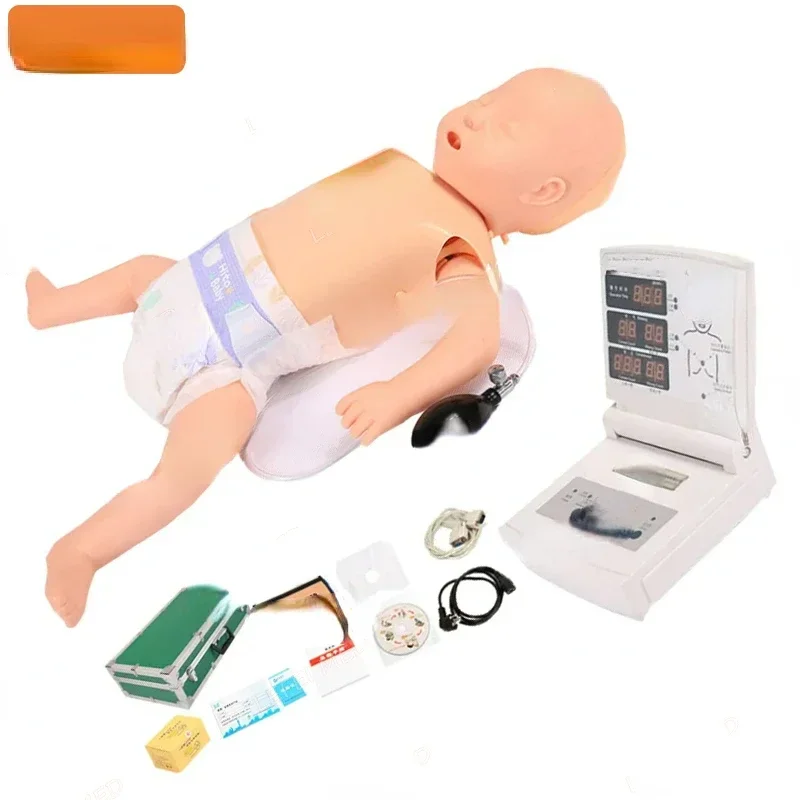 

Медицинский учебный тренажер для СЛР младенцев, манекен для СЛР младенцев, тренажер для СЛР младенцев с интеллектуальным монитором, манекен для СЛР младенцев