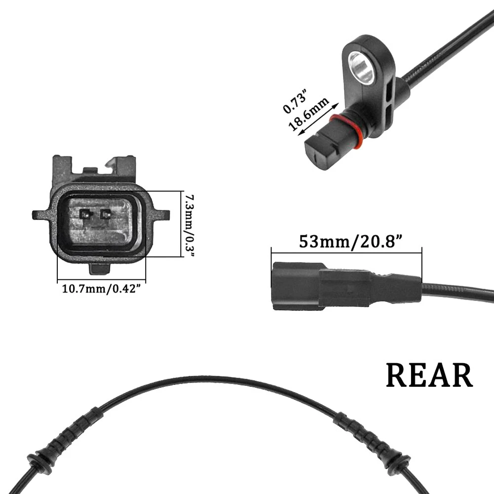 A22P_الجبهة الخلفية ABS عجلة السرعة الاستشعار 47900-5RB0A 47910-5RA0A لنيسان ركلات ميكرا 1.6L 2018-2021 479005 RA0A 479105 RA0A