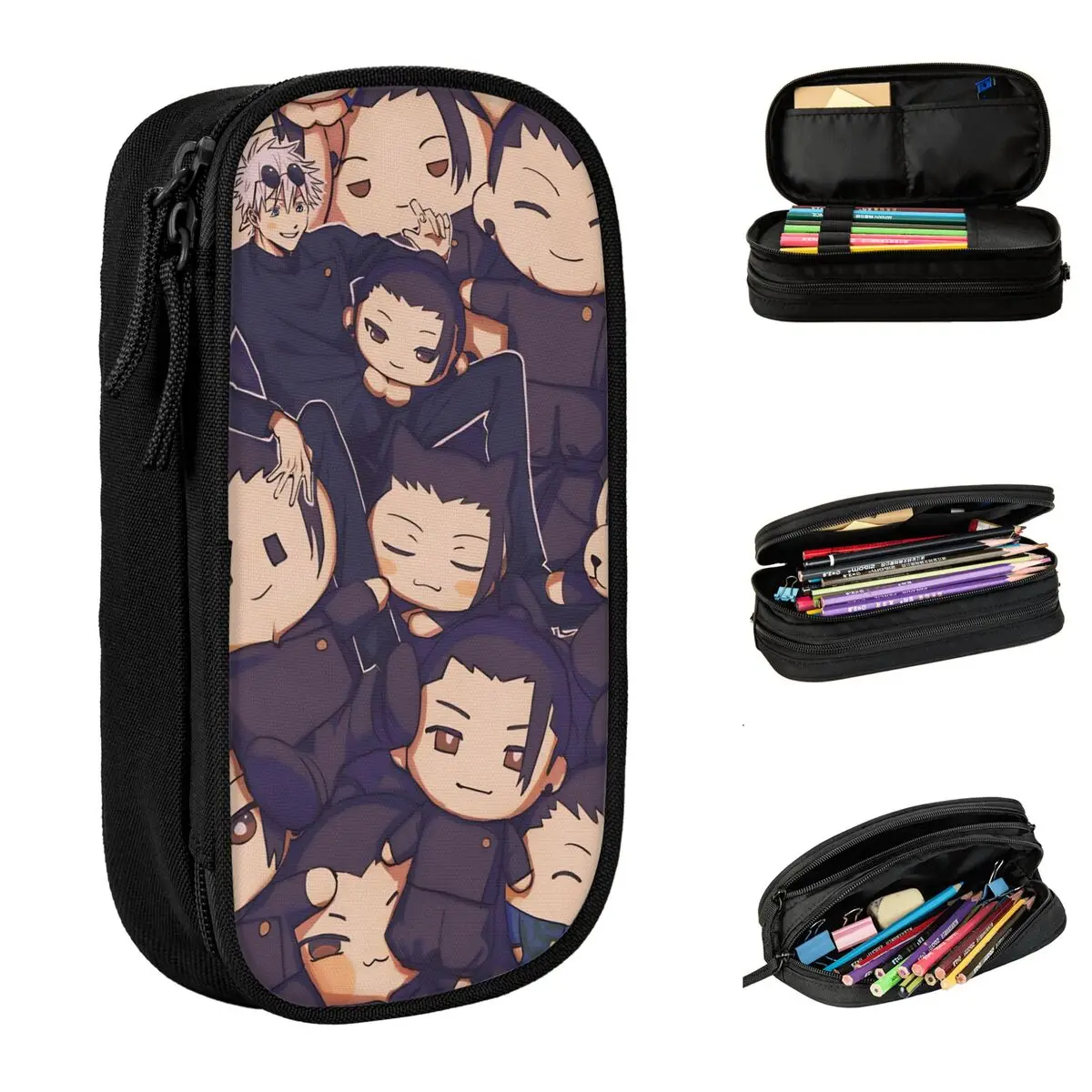 

Новый Jujutsu Kaisen, милые пеналы в стиле аниме, пеналы, держатель для ручек для девочек и мальчиков, большая вместительная сумка, офисный подарок, канцелярские принадлежности