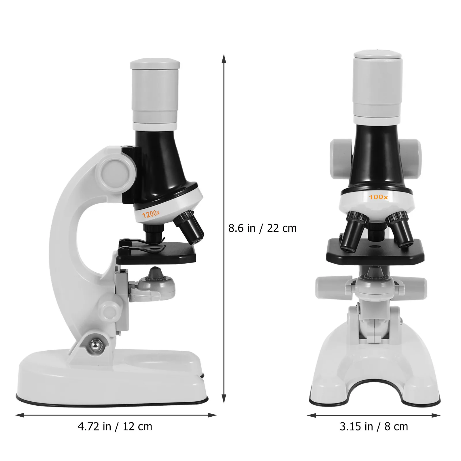 1 ensemble de Microscope biologique éducatif multifonctionnel pour étudiants, Angle réglable, outil éducatif scientifique précoce