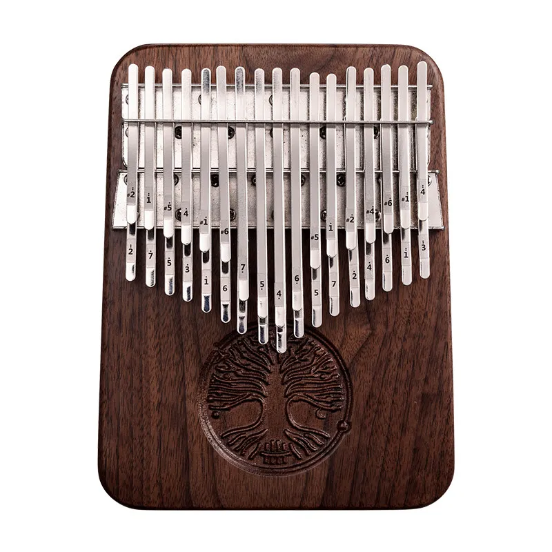 

Thumb piano 34-tone double-layer kalimba retro 24 musician 21-tone birthday gift finger piano