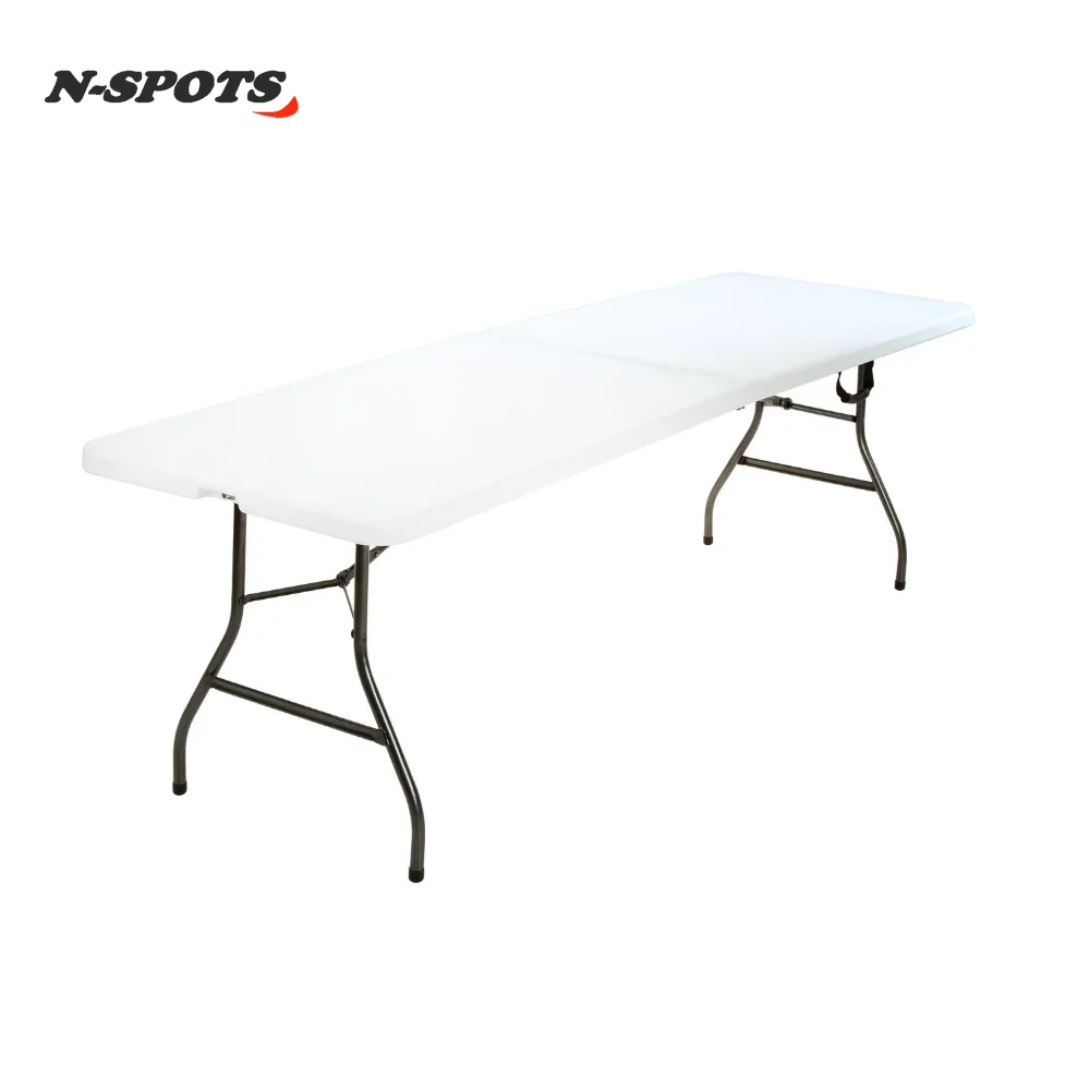 

8 Foot Centerfold Folding camping Table, White