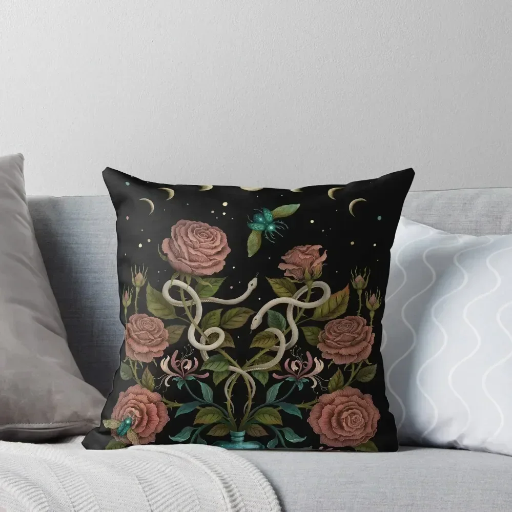 

Rose and Honeysuckle Throw Pillow Luxury Cushion Cover Sofa Cushion Cover Covers For Sofas Sofas Covers pillow