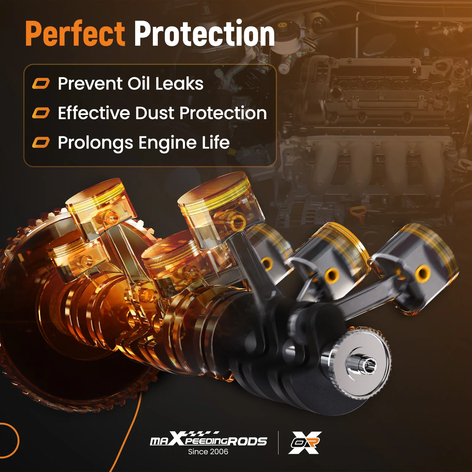 Tapa de válvula de aluminio para Ford Escape Explorer Fusion Taurus MKC MKZ 2.0L 2012-2018