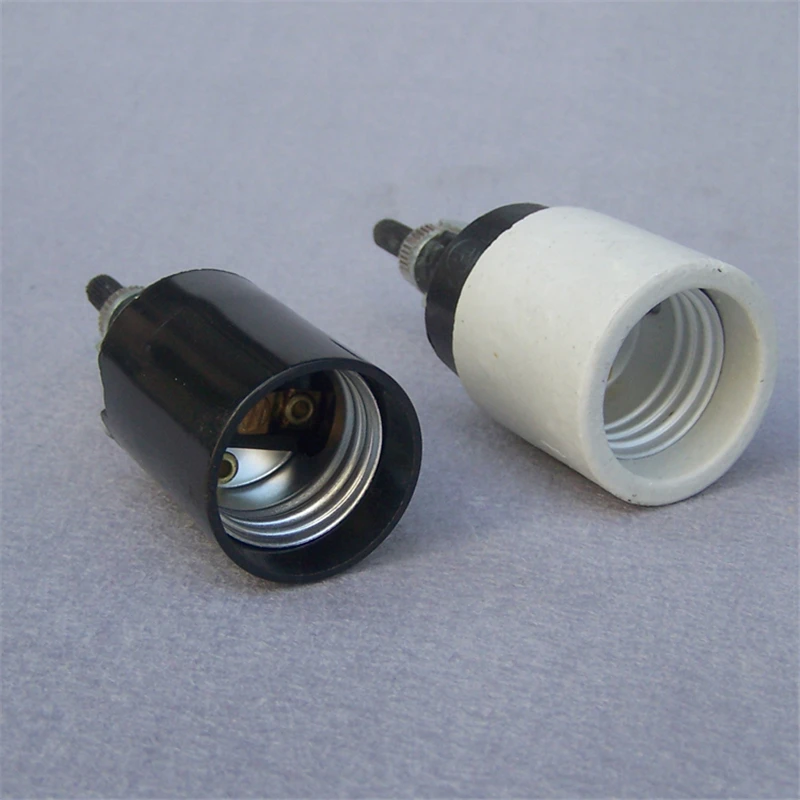 Sample High Quality two-way Rotary Switch Ceramic Bakelite Socket E27 Eye Guard Lamp Head Light Accessories