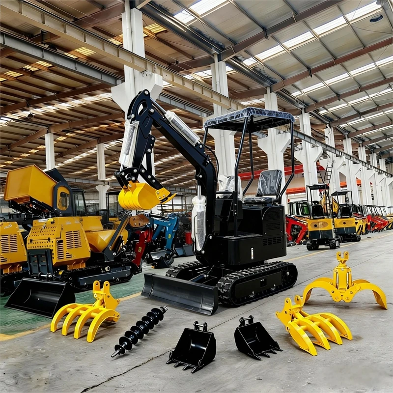 

Мини-экскаваторы 1.0 тонны, дизельные, для Европы, CE EPA, строительные, мини-погрузчики