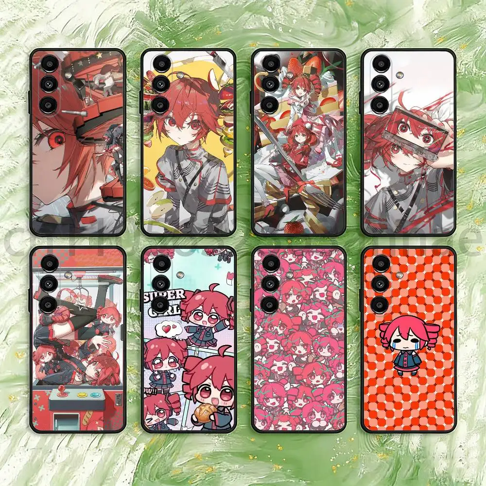 Fukouna Girl K-Kasane T-Teto Phone Case For Samsung Galaxy A13,21s,22,31,32,52,53,71,80,A91 Soft Black Shell