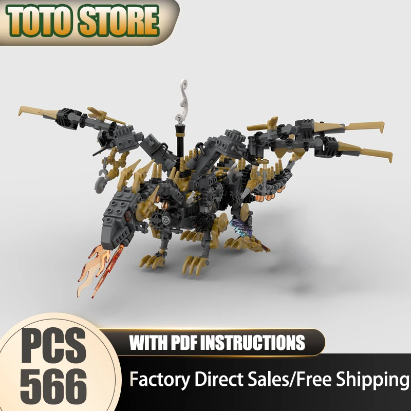 

Средневековый замок Moc, строительные кирпичи, модель дракона, технология строительства, модульные блоки, подарки, рождественские игрушки, сборка своими руками