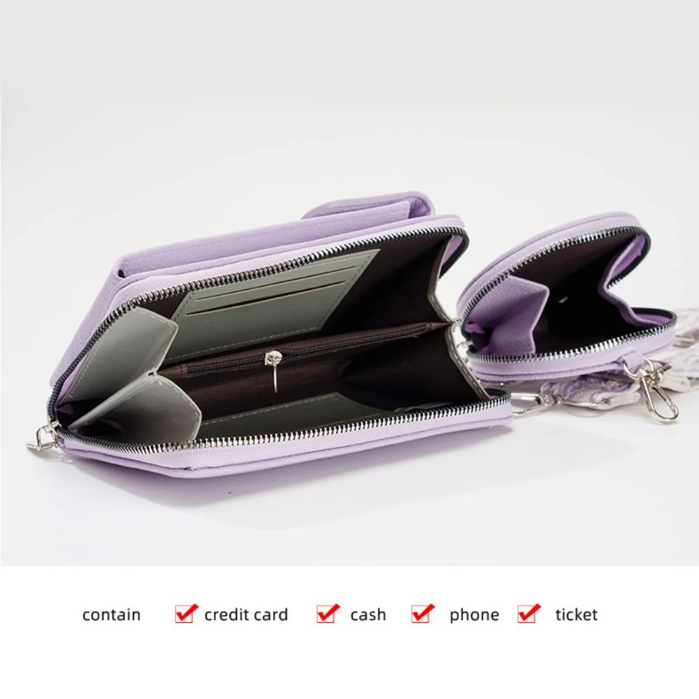 

Модная винтажная сумка с сумкой, большая вместительная модная сумка из искусственной кожи, простая сумка через плечо для телефона, унисекс