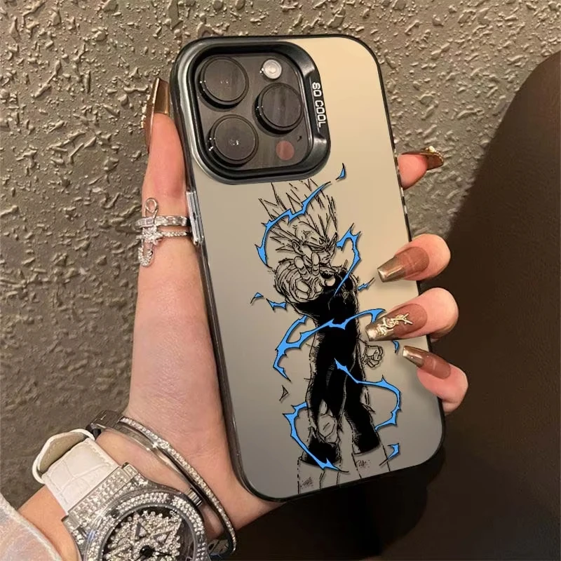 D-Dragon Balls Vegeta Comic Phone Case For iPhone 17 Pro 16 15 14 13 12 11 Pro Max 16 Plus 16E 17 Air Shockproof Back Cover
