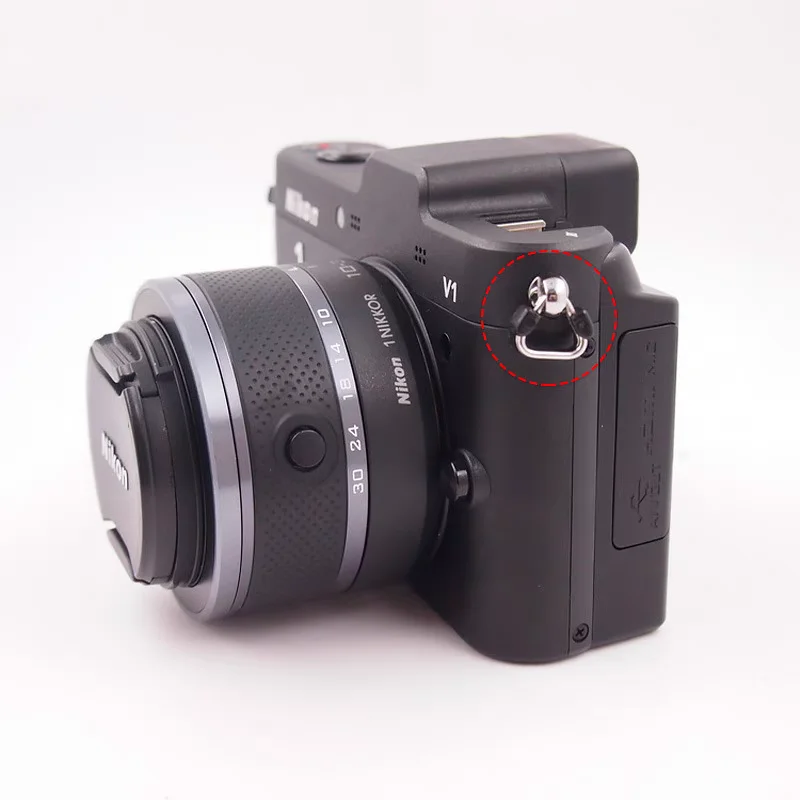 DSLR 미러리스 카메라에 적합, 금속 스트랩 버클, 어깨 스트랩 삼각형 링 버클, 카메라 스트랩 연결 링