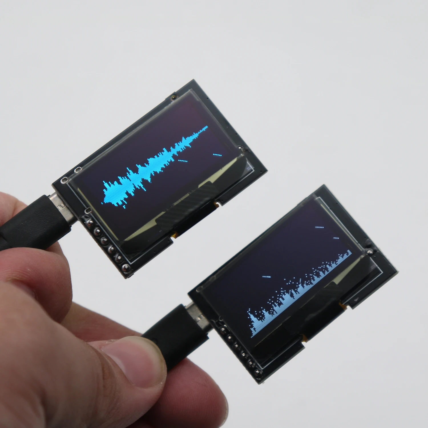Audio Music Dj - จอแสดงผล OLED ขนาด 1.3 นิ้ว แสดงสเปกตรัมเสียง