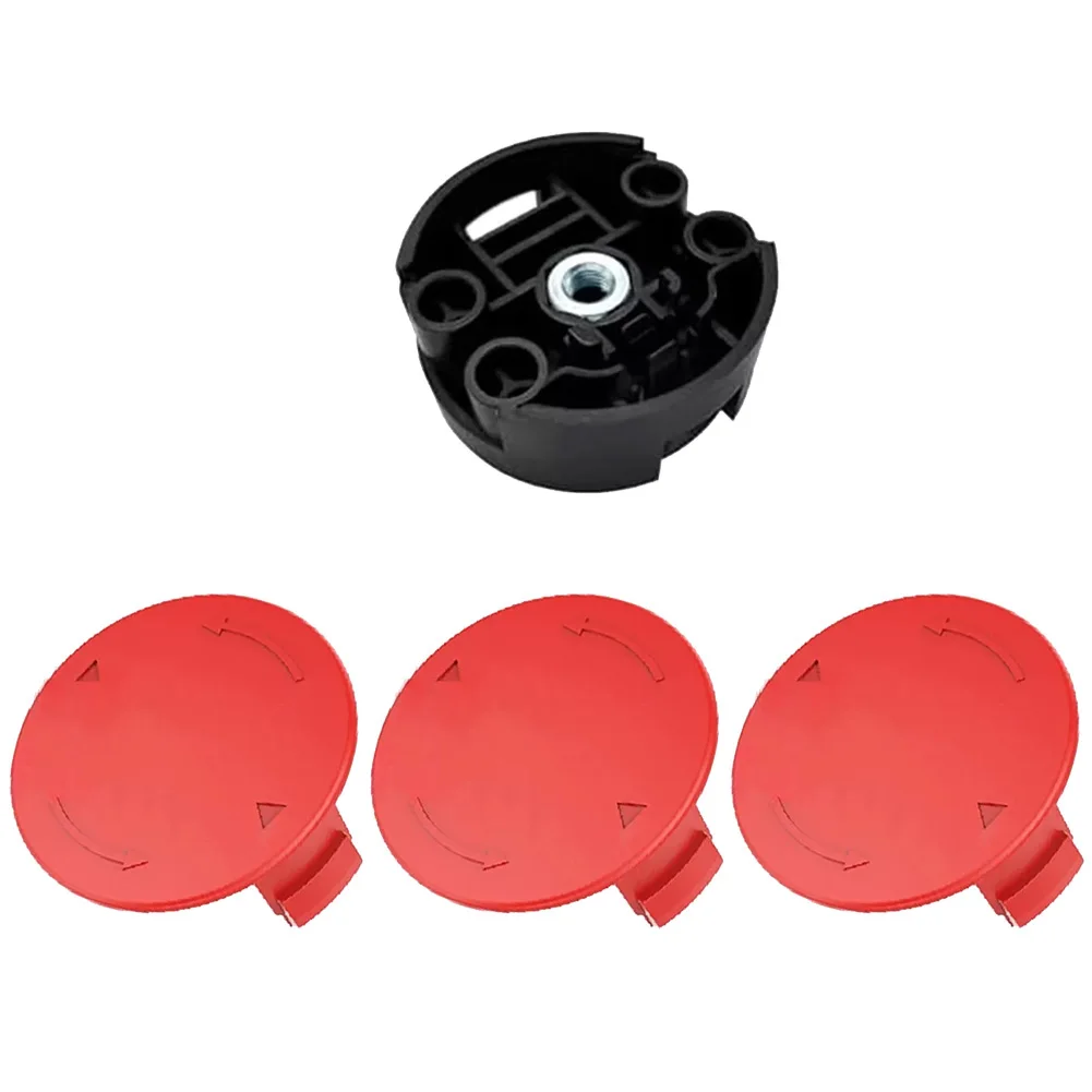 

1set Trimmer Spool Cover Base F016F04841 Red Lid Model Cutting Base For AFS 23-37 Lawn Mowers Garden Power Tool Accessories