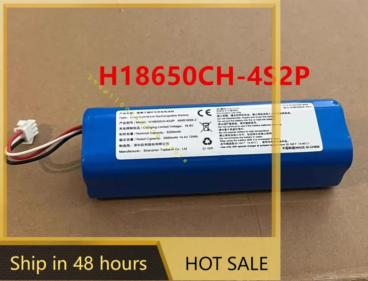 For H18650CH-4S2P Sweeper Brand New  5000MAh 14.4V 72wh Laptop battery