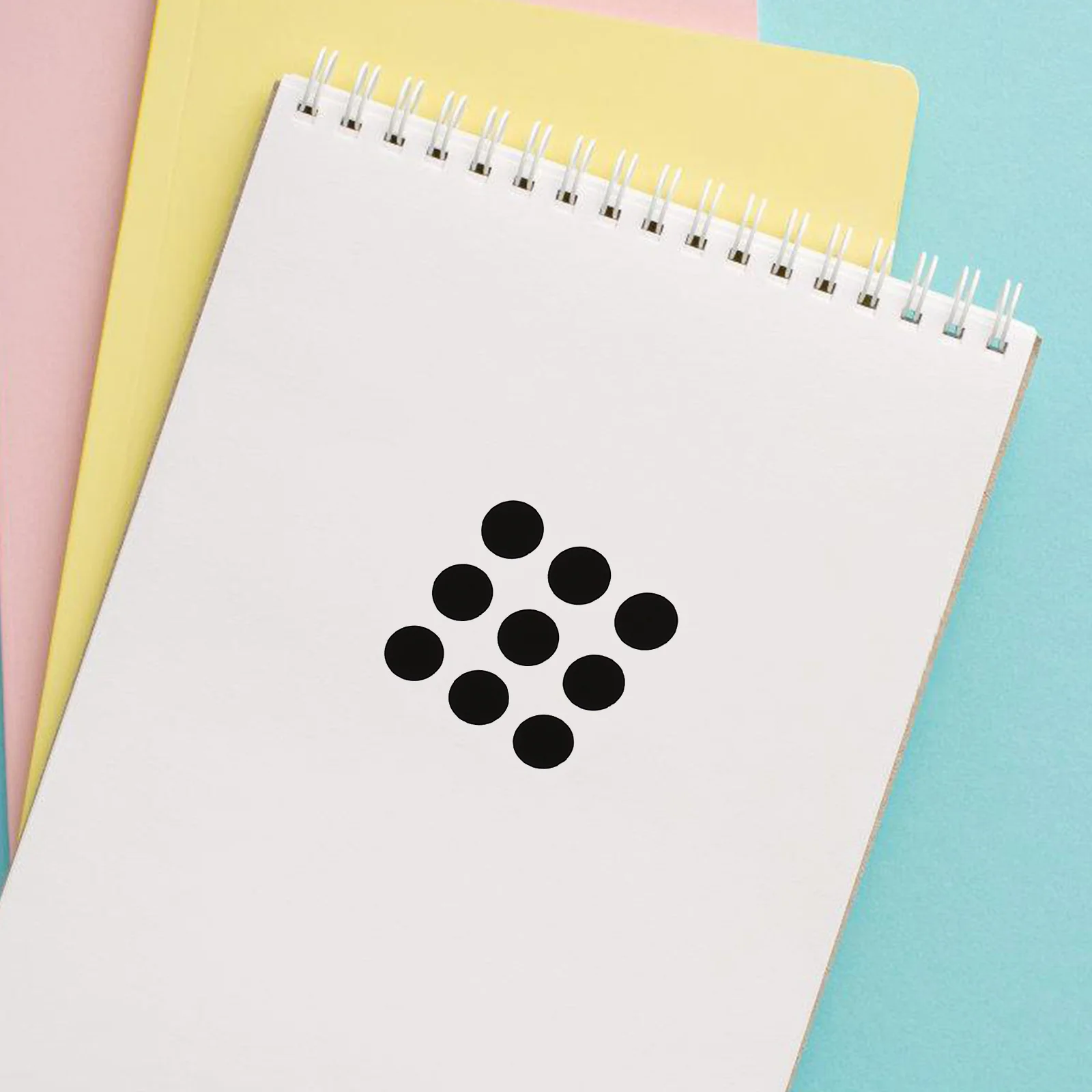 

10 Sheets Round Sticker Label Dot Labels Stickers Soft Color Coded Paper Colored Dots