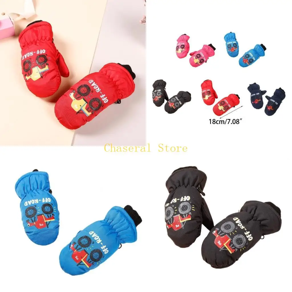 

E7CE Защитное зимнее снаряжение детские лыжные перчатки для сноуборда и велосипедные водонепроницаемые теплые перчатки для для