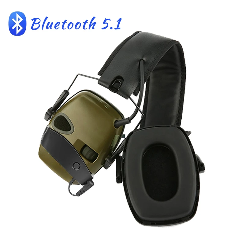 Howard Leight R-01526 Impact Sport Electronic Earmuff Shooting Protective Headset Foldable Recommended with Bluetooth adapter