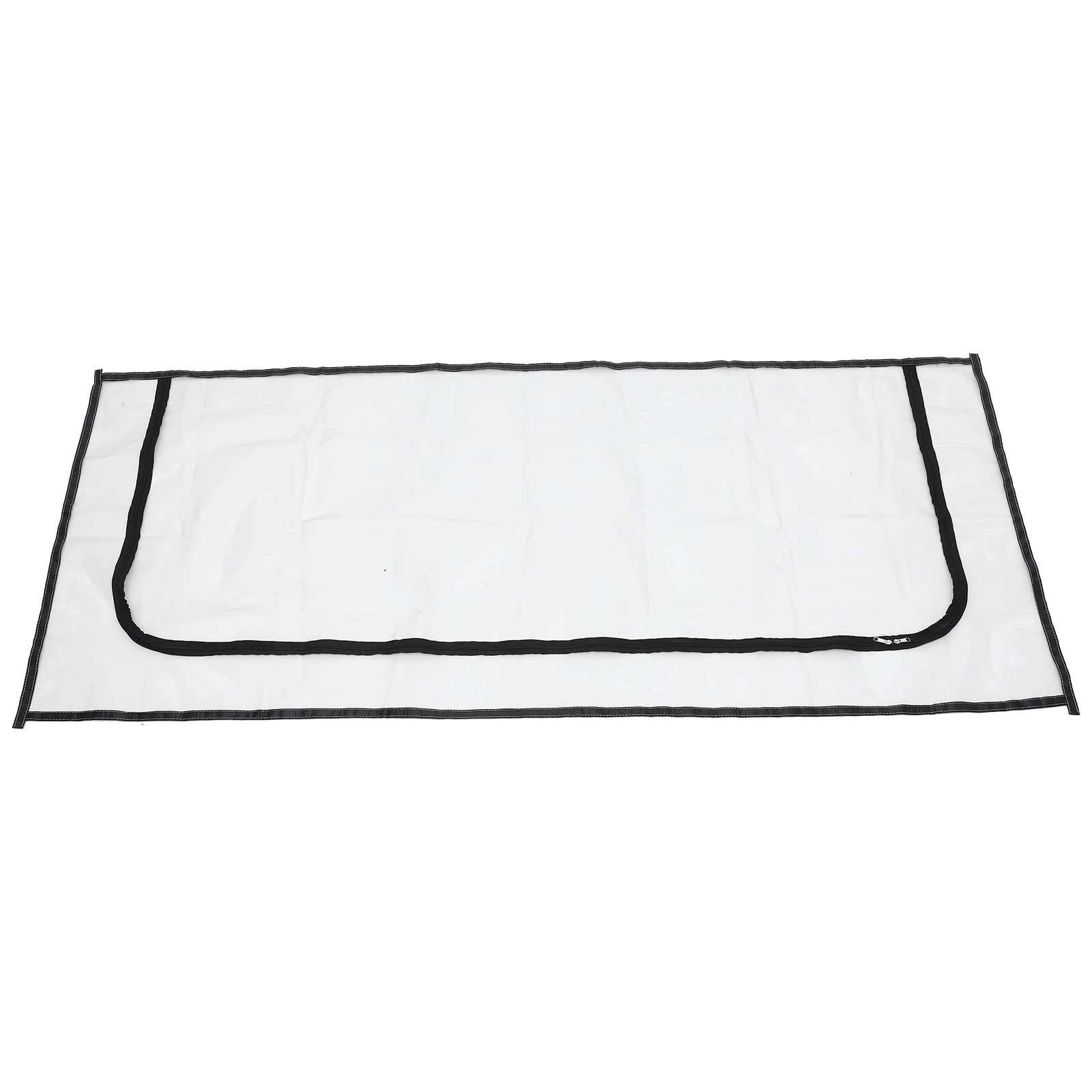 

Zipper Screen Door for Cat Dog Pet Mesh Door Black Adhesive Isolated Obstruct Easy Install Durable Mosquito Proof Gift Pets Gate