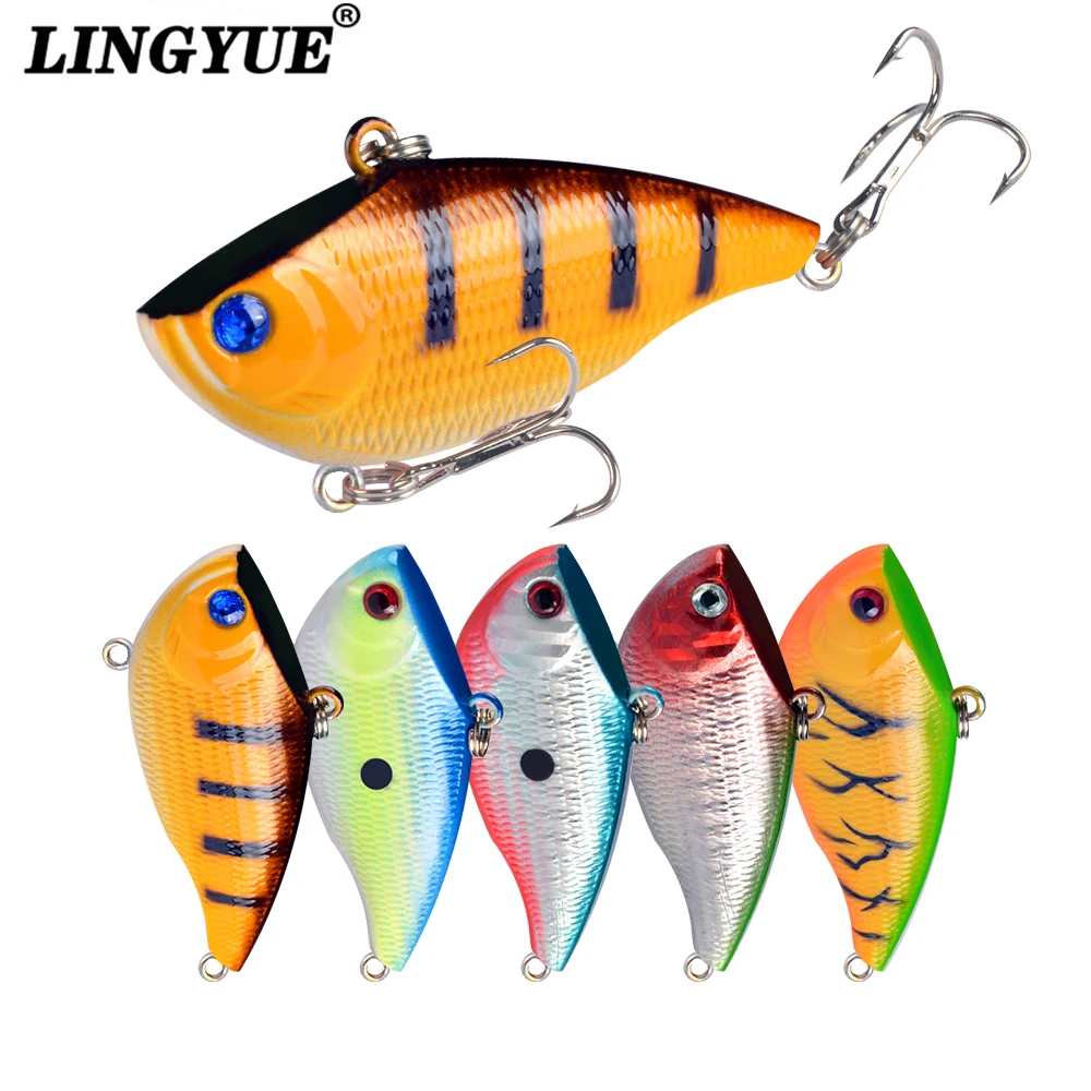 1Pc VIB Fishing lure Jerkbait Fishing Bait Loud Sound Pike Hard Artificial Wobblers Pesca Leurre Perch