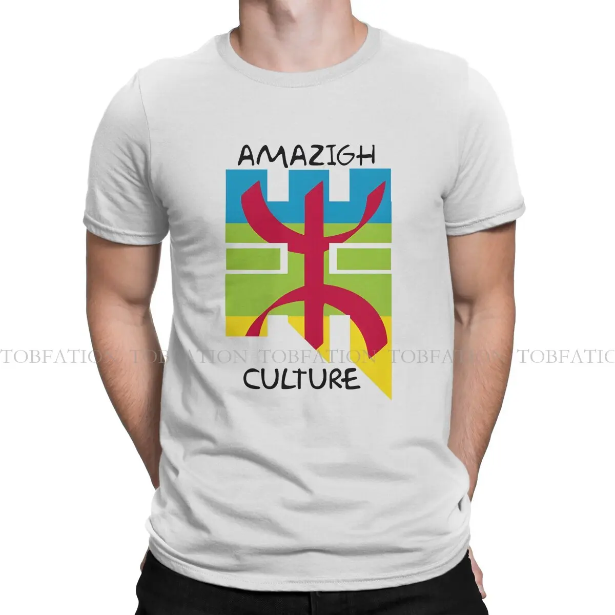 Amazigh 100% Cotton TShirts Amazigh Culture Personalize Homme T Shirt Funny Tops 6XL