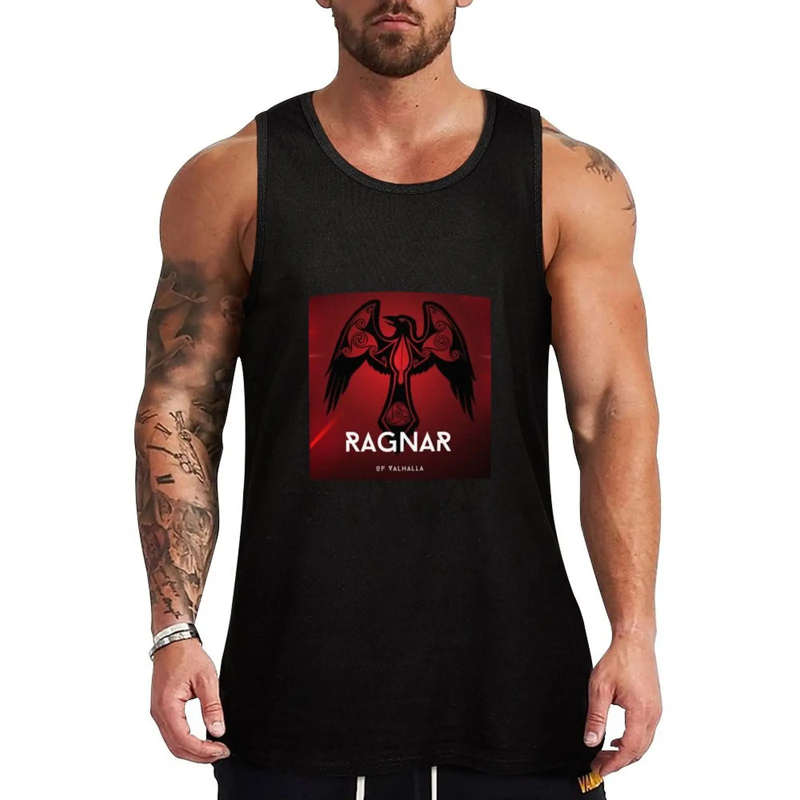 Ragnar - Raid Team Valhalla Tank Top Sports Fitness Tank Top Quick Dry Moisture Wicking