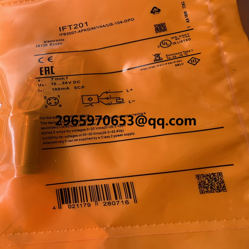 Nuevo sensor para interruptor de proximidad IFT200 IFT201 IFT202 IFT205 IF5909, en stock