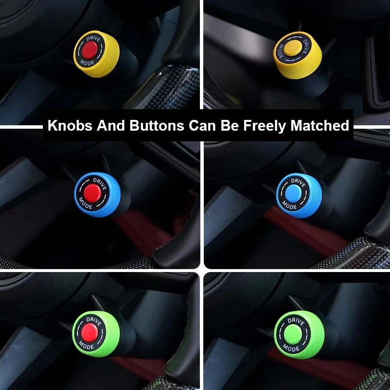 Car Interior Steering Wheel Eject SC Knob Button Drive Mode Trim Decoration For Porsche Cayenne Panamera Macan 911 Taycan 718 - view 2