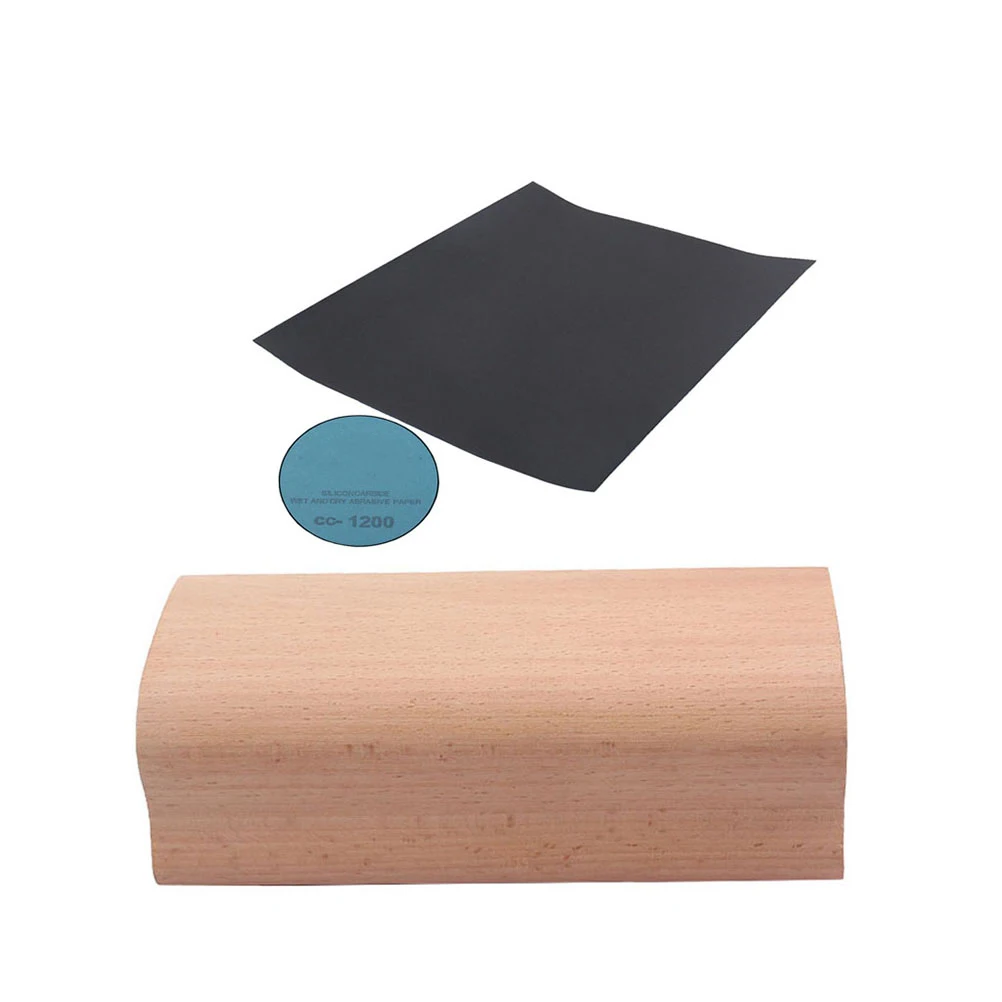

12 Inch Wooden Sanding Block for Guitar Fingerboard Bamboo Bass Fret Leveling Nut Staining Luthier Tool Durability Practical Use