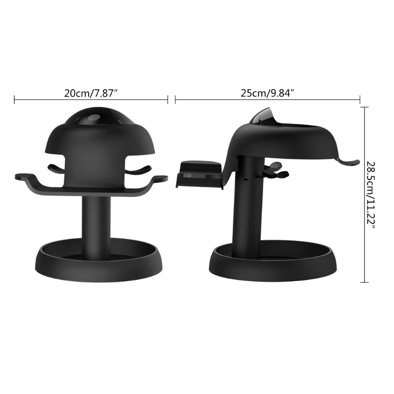 Q1W2 nghe Bộ điều khiển cảm ứng Khung hiển thị Mũ bảo hiểm và Giá đỡ tay cầm cho 4