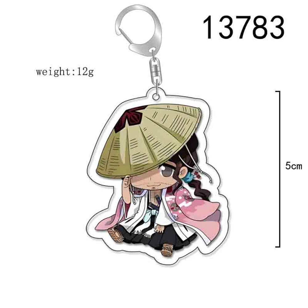 Original Anime Bleach HD Figures Acrylic Keychain For Girl And Boy Schoolbag pendants Decorations Collect Gift Series 6cm