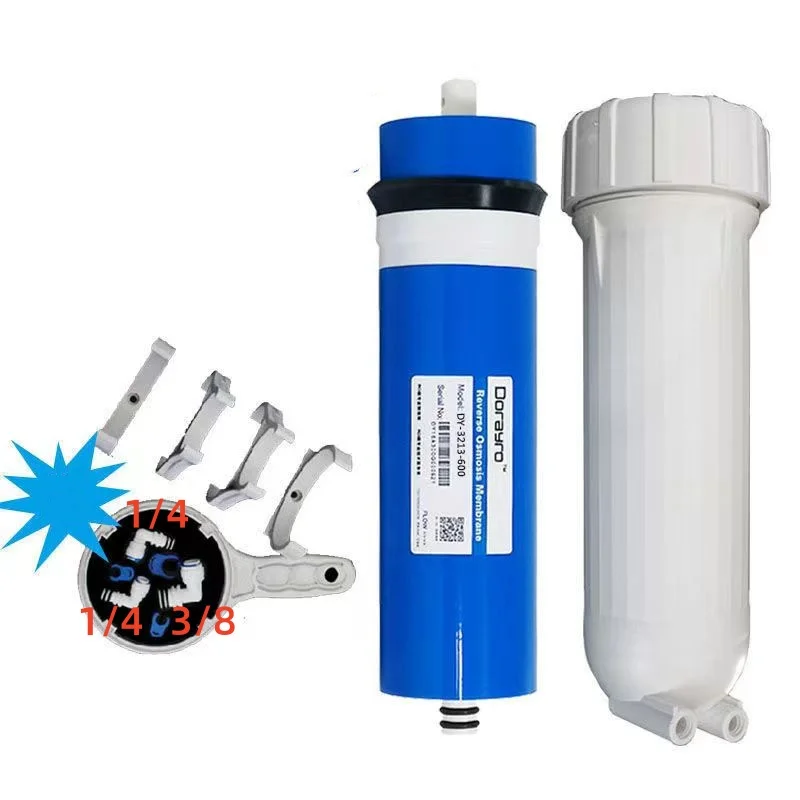 

600GPD Ro Membrane + Water Filter Housing Kit 3213-600 gpd Reverse Osmosis Kitchen Water Purifier Water System Filter