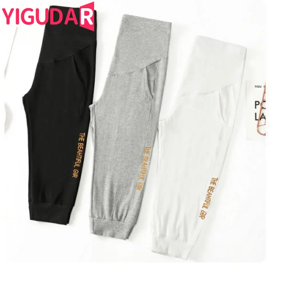 

Summer Trousers Maternity Pants Clothing Short Capris Pregnancy Goods Women Clothes Overalls Femmel Female body y2k streetwear