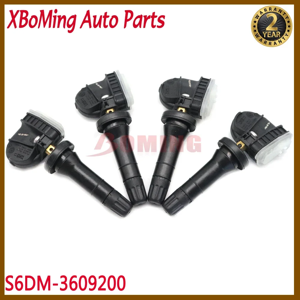 S6DM3609200 Car Tire Pressure Monitor Sensor TPMS For BYD E5 E6 F3 Qin DM/EV Song EV Tang Yuan 2017-2023 433MHz S6DM-3609200